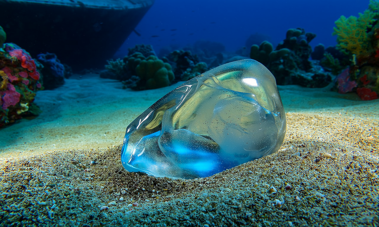 海底玻璃是怎么来的